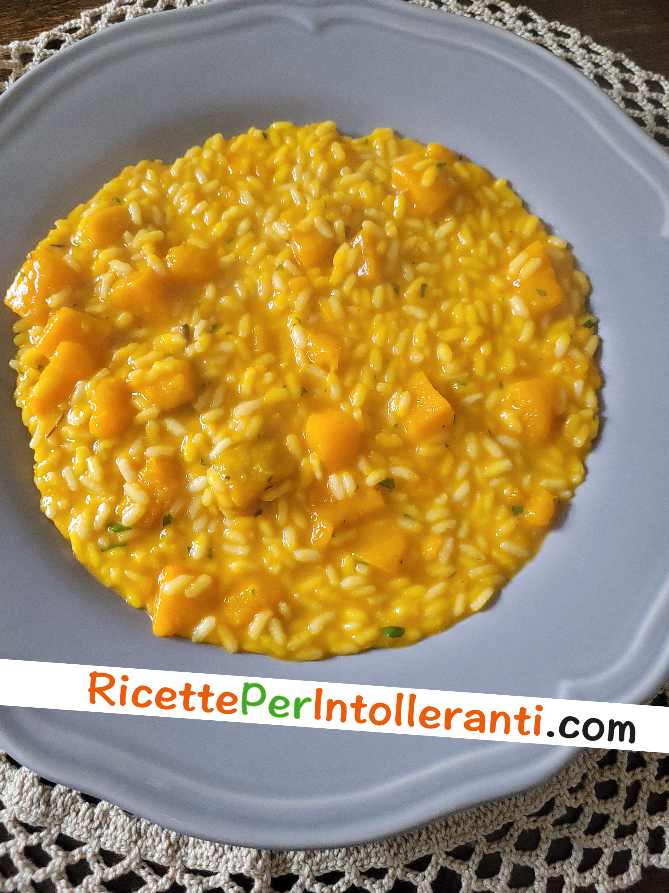 RISOTTO DI ZUCCA CREMOSO – RICETTE PER INTOLLLERANTI