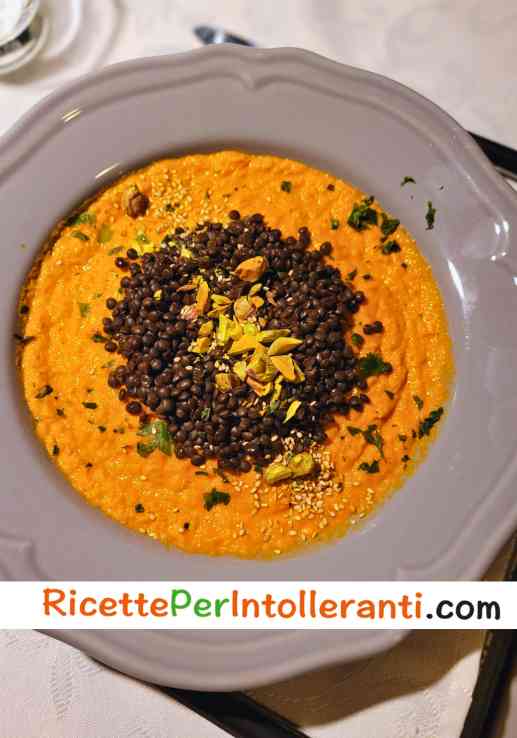 LENTICCHIE SU CREMA DI VERDURE