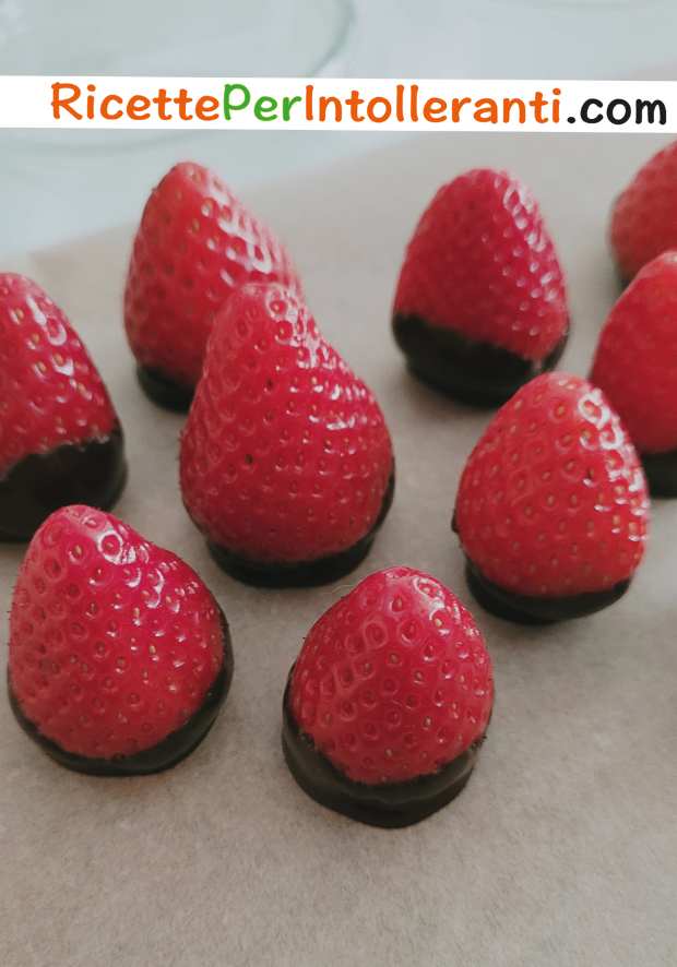fragole con cioccolato
